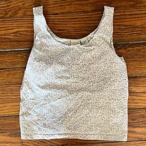 Fall’s Creek Cream Floral Tank Top